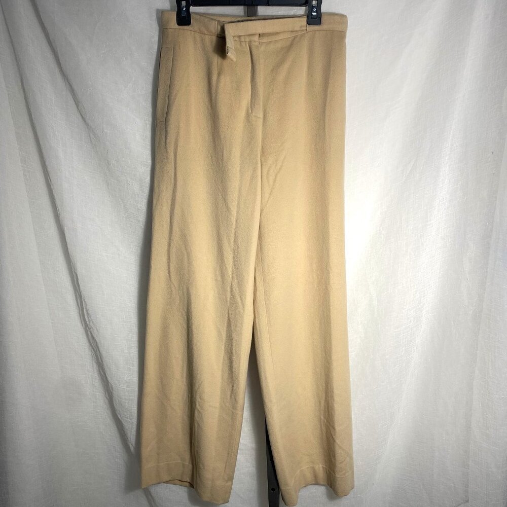 Luciano Barbera Cream Wool Italian Pants